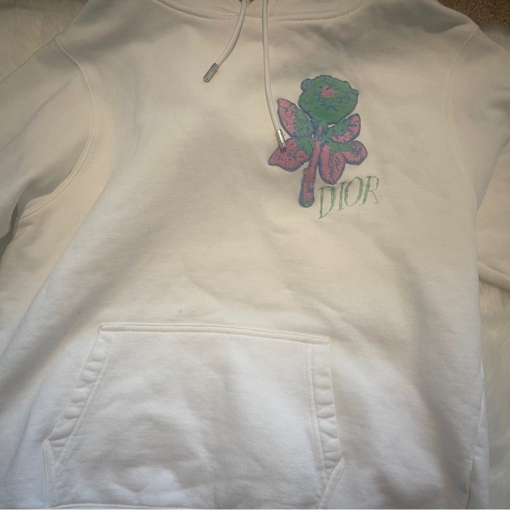 DIOR MEN x Alex Foxton Flower Hoodie